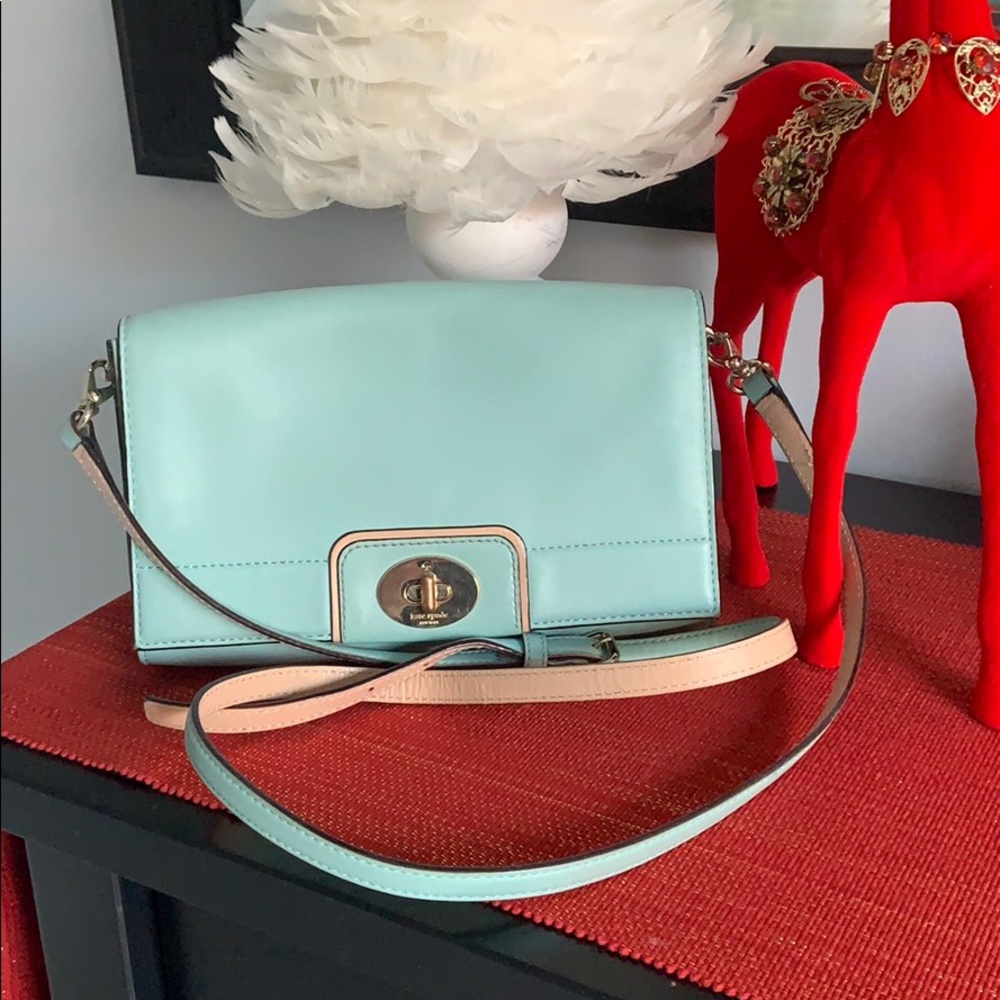 Kate spade ♠️ Tiffany blue crossbody bag